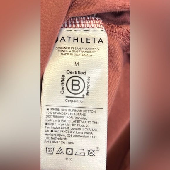 Athleta Sleeveless Pima Cotton Tank Dress in Warm Rose - Picture 6 of 6